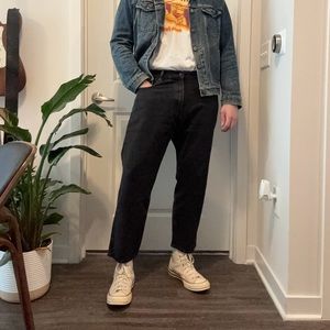 Cropped Straight Jeans in GapFlex with Washwell